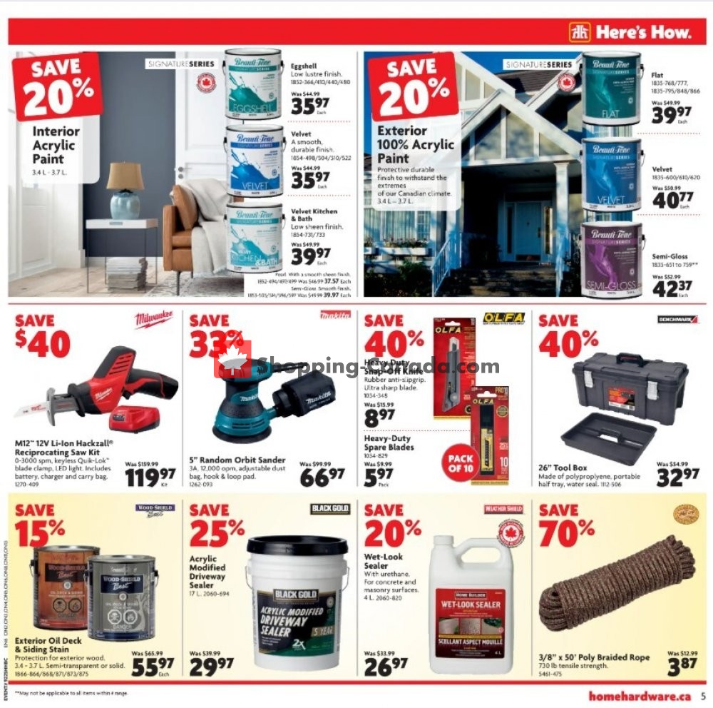 Home Hardware flyer from Thursday July 9, 2020 to Wednesday July 15, 2020 - page 6