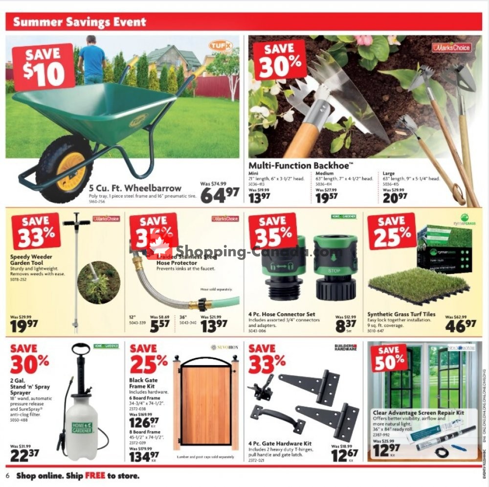 Home Hardware flyer from Thursday July 9, 2020 to Wednesday July 15, 2020 - page 7