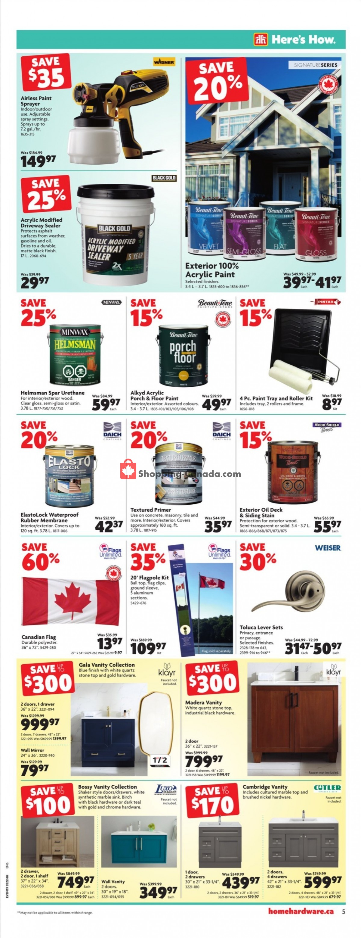 Home Hardware flyer from Thursday June 3, 2021 to Wednesday June 9, 2021 - page 6