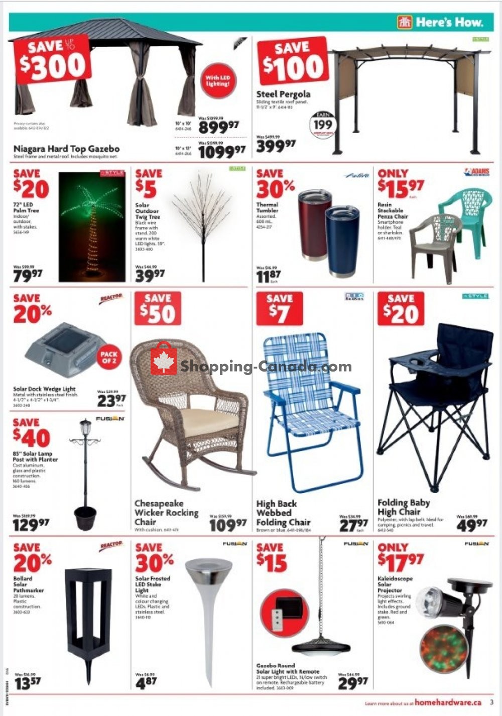 Home Hardware flyer from Thursday May 16, 2019 to Wednesday May 22, 2019 - page 3