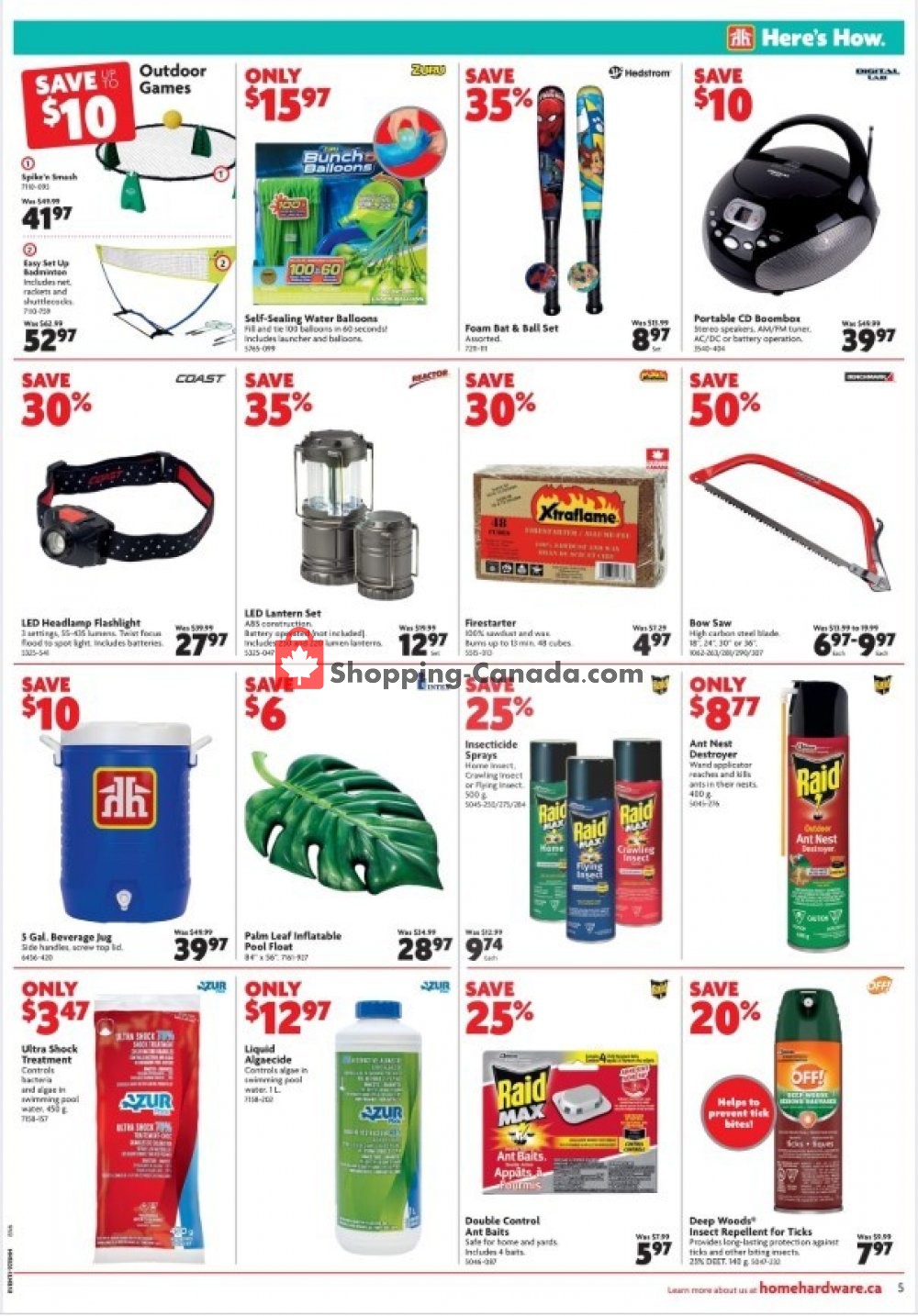 Home Hardware flyer from Thursday May 16, 2019 to Wednesday May 22, 2019 - page 5