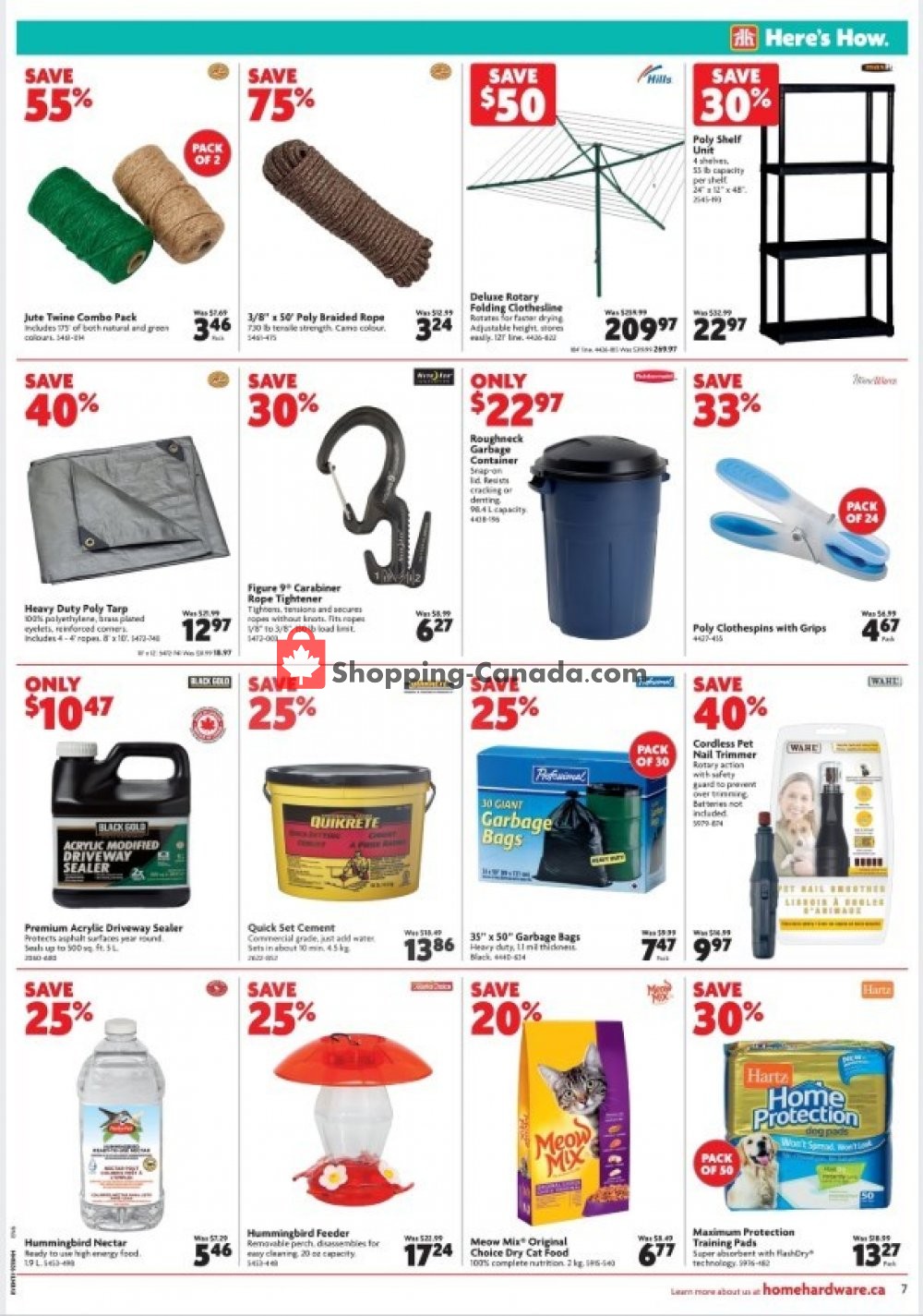 Home Hardware flyer from Thursday May 16, 2019 to Wednesday May 22, 2019 - page 7