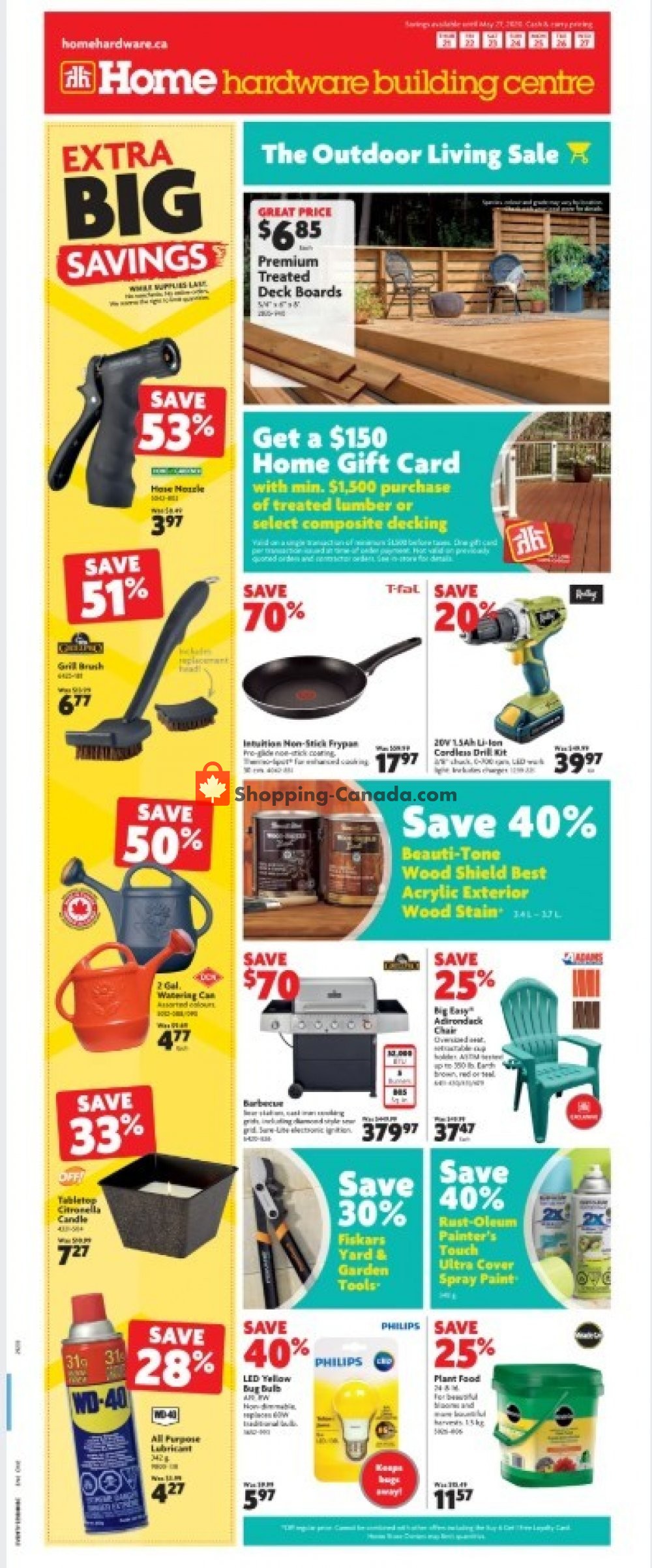 Home Hardware flyer from Thursday May 21, 2020 to Wednesday May 27, 2020 - page 1