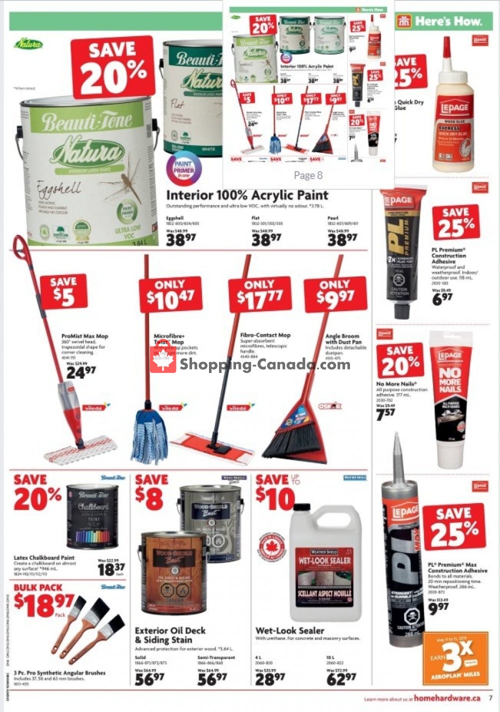Home Hardware flyer from Thursday May 9, 2019 to Wednesday May 15, 2019 - page 8