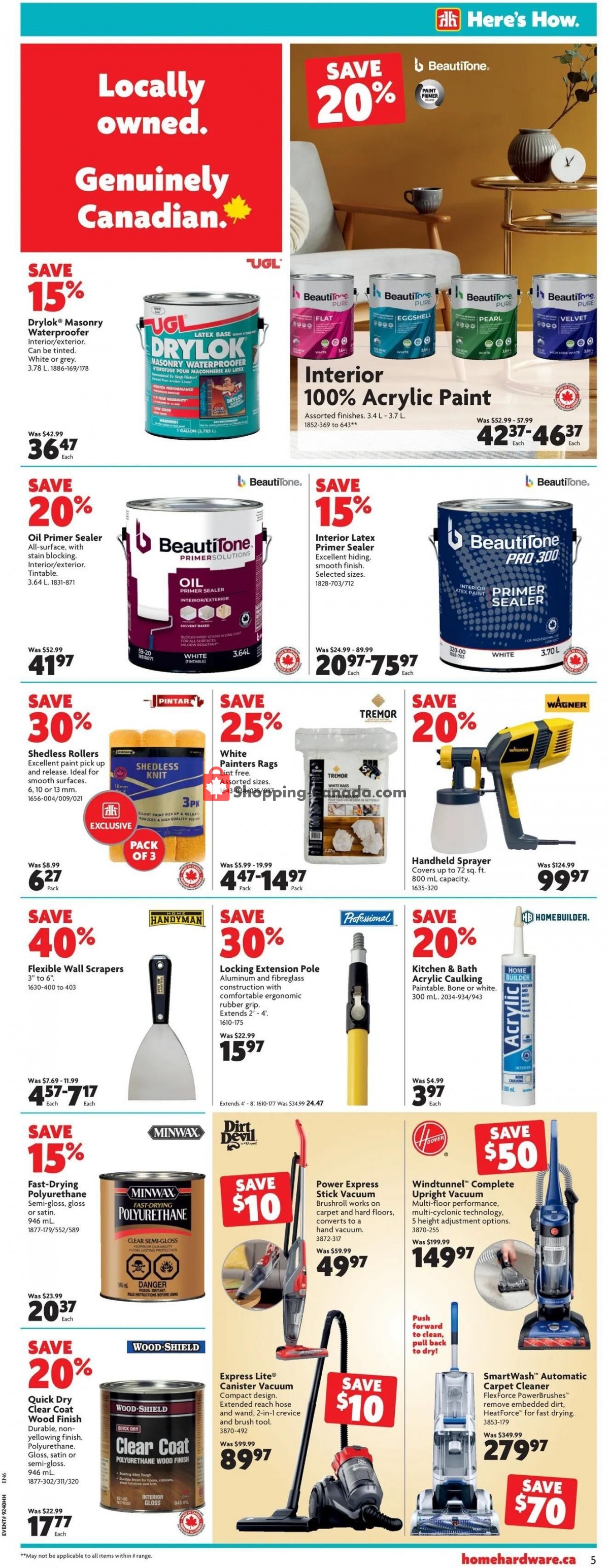 Home Hardware flyer from Thursday October 7, 2021 to Wednesday October 13, 2021 - page 18