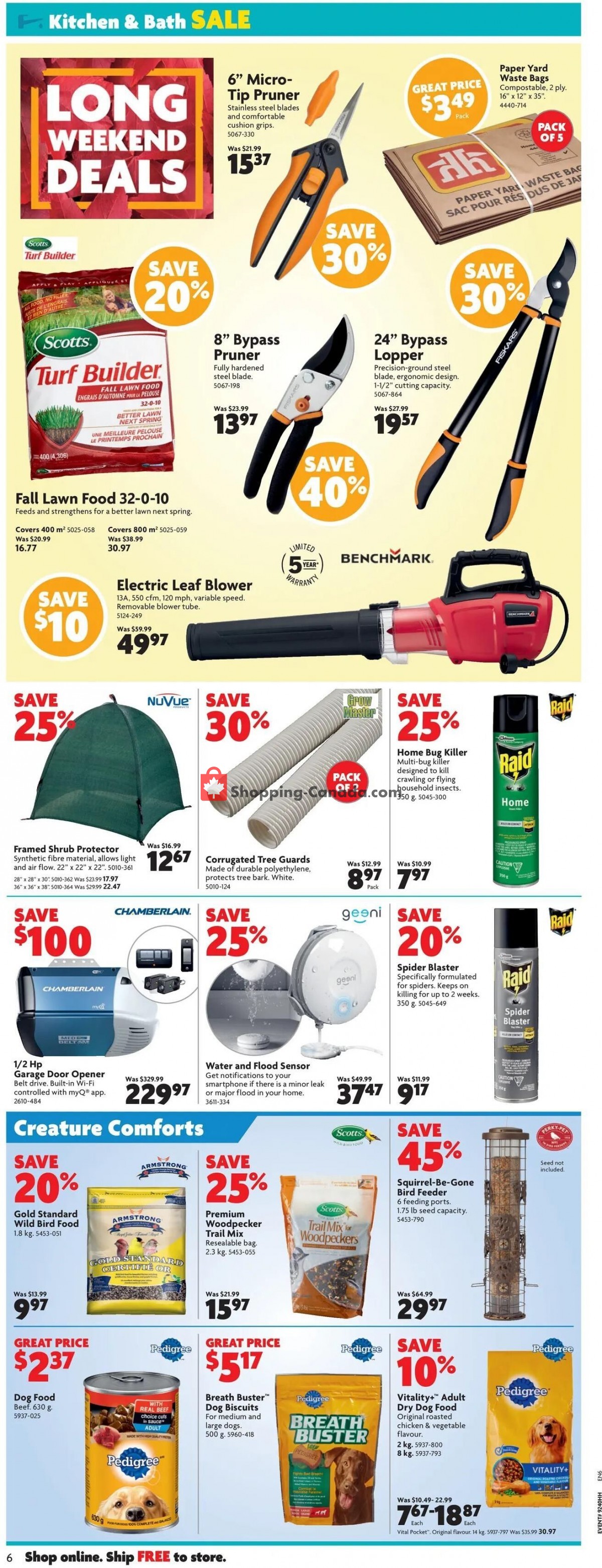Home Hardware flyer from Thursday October 7, 2021 to Wednesday October 13, 2021 - page 19