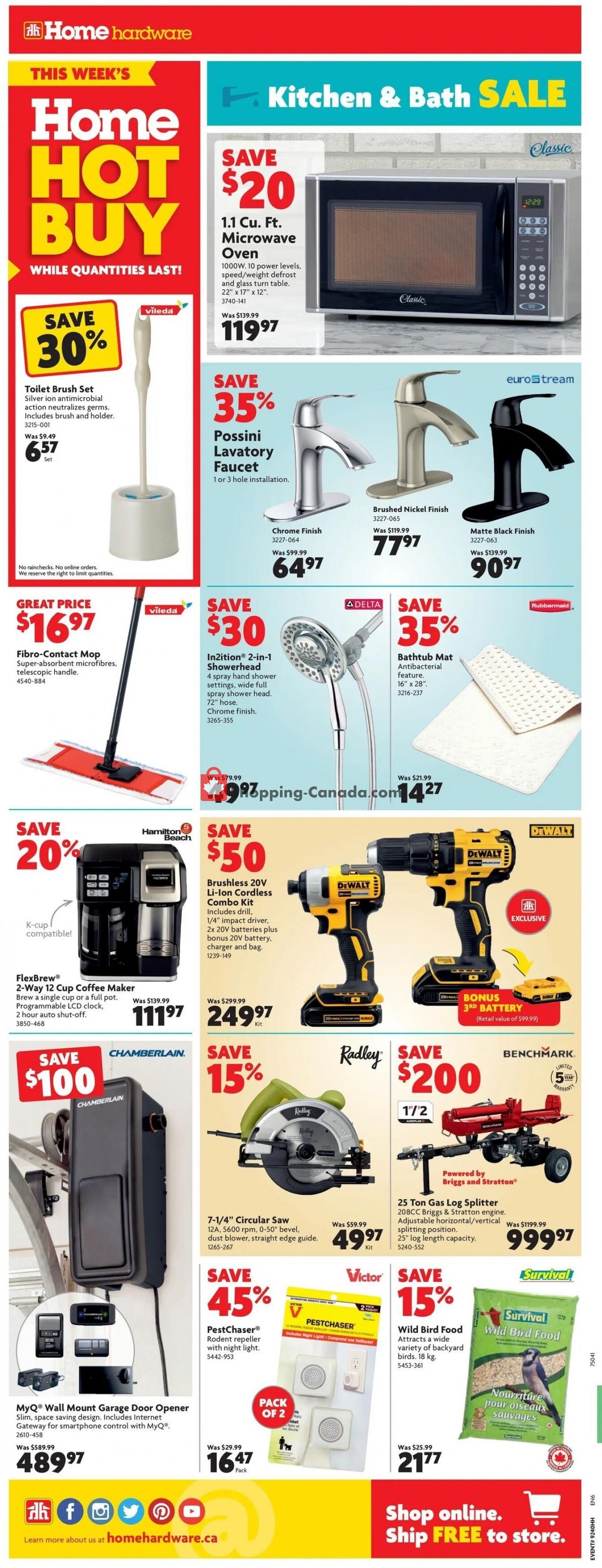 Home Hardware flyer from Thursday October 7, 2021 to Wednesday October 13, 2021 - page 21