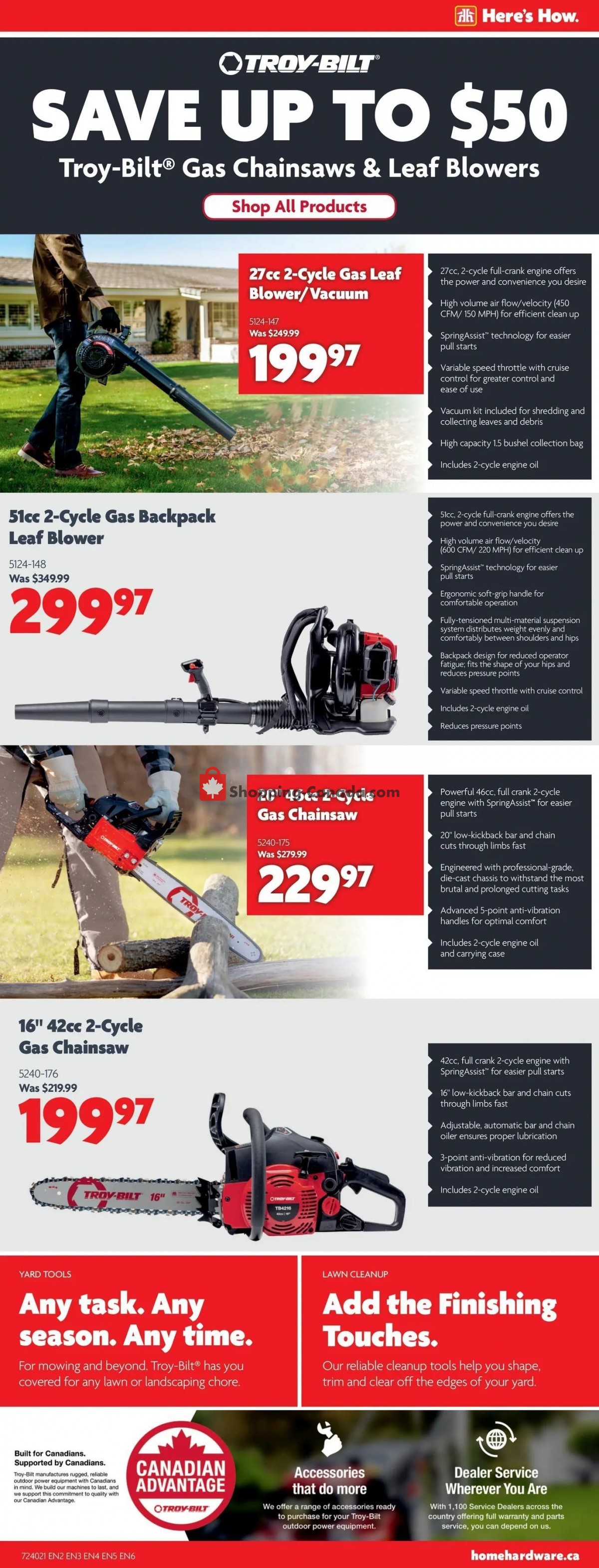 Home Hardware flyer from Thursday October 7, 2021 to Wednesday October 13, 2021 - page 22