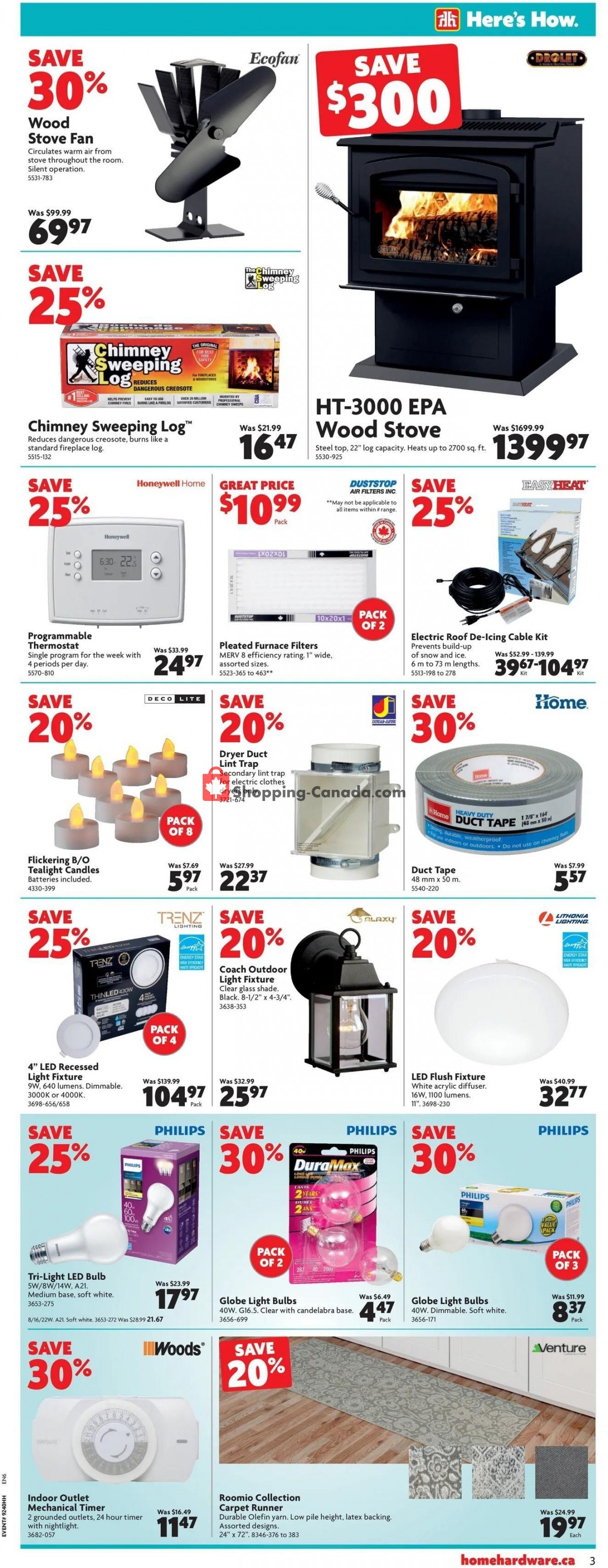 Home Hardware flyer from Thursday October 7, 2021 to Wednesday October 13, 2021 - page 3