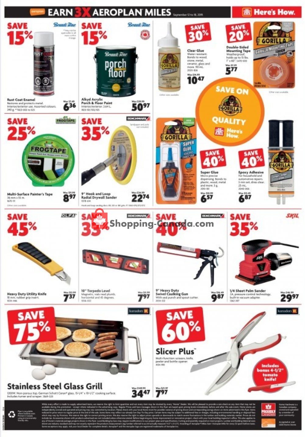 Home Hardware flyer from Thursday September 12, 2019 to Wednesday September 18, 2019 - page 8