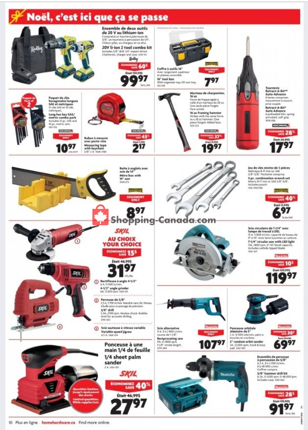 Home Hardware flyer from Wednesday November 28, 2018 to Tuesday December 4, 2018 - page 12