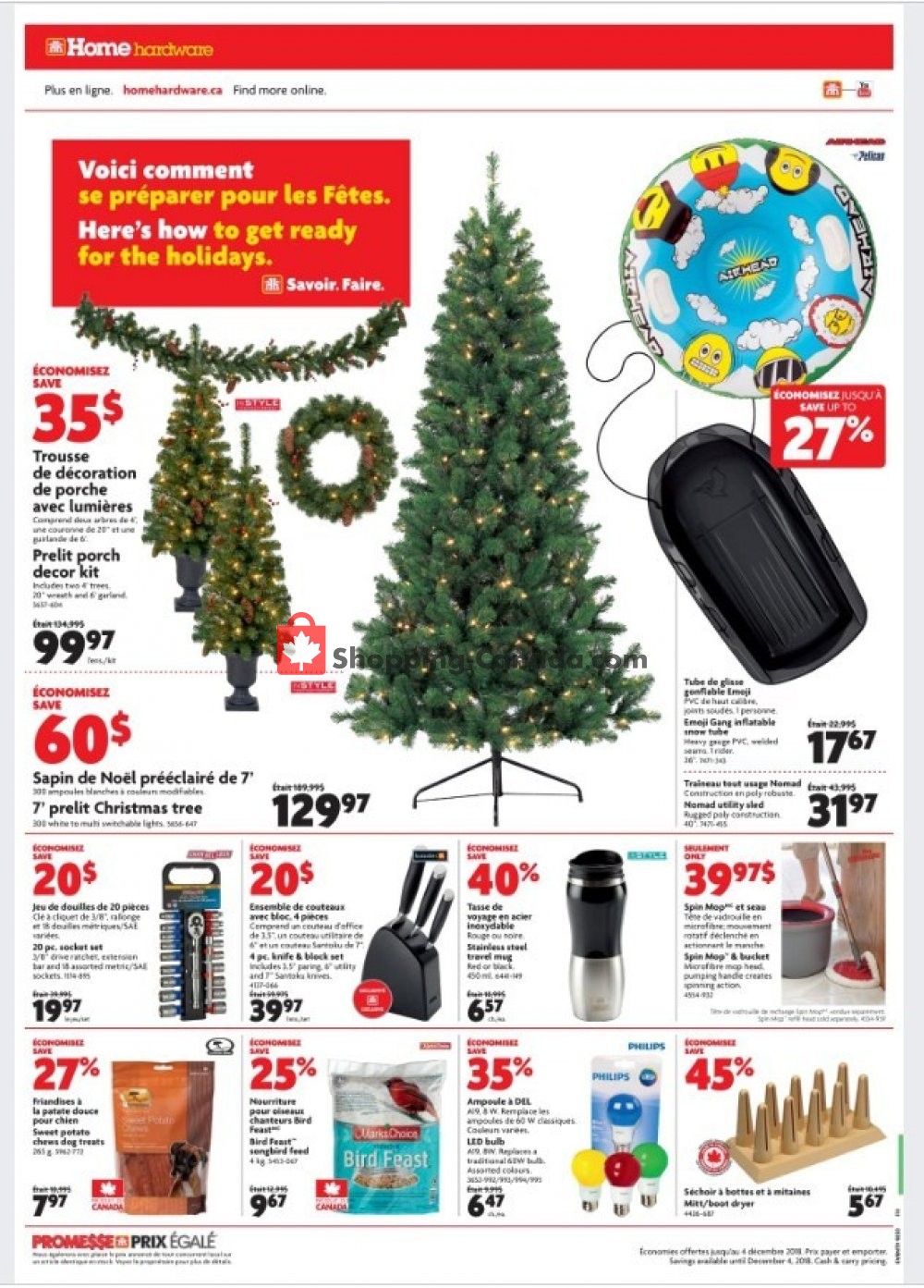 Home Hardware flyer from Wednesday November 28, 2018 to Tuesday December 4, 2018 - page 14