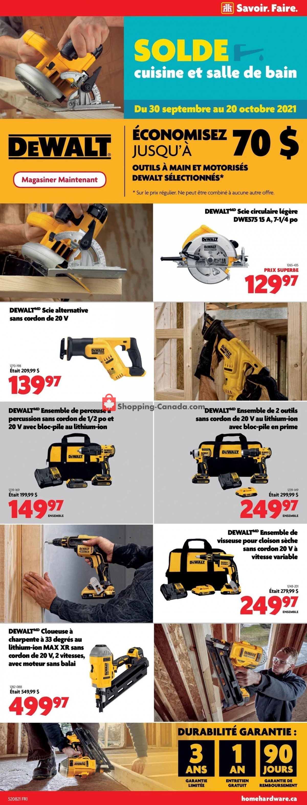 Home Hardware flyer from Thursday October 7, 2021 to Wednesday October 13, 2021 - page 11