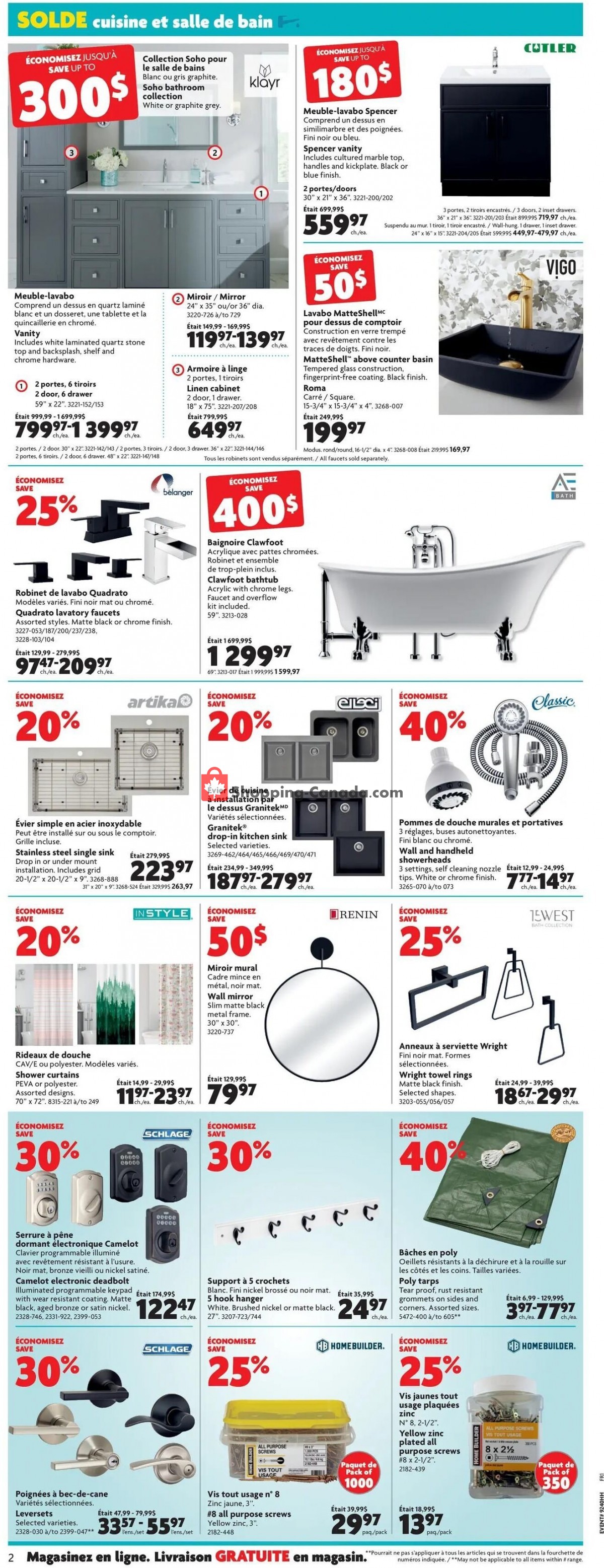 Home Hardware flyer from Thursday October 7, 2021 to Wednesday October 13, 2021 - page 3