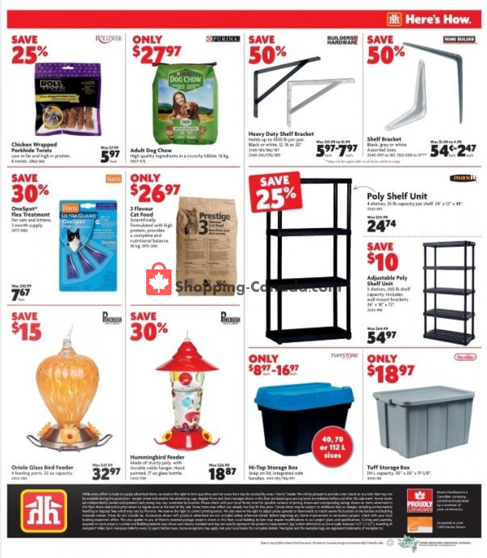 Home Hardware flyer from Thursday April 18, 2019 to Wednesday April 24, 2019 - page 16