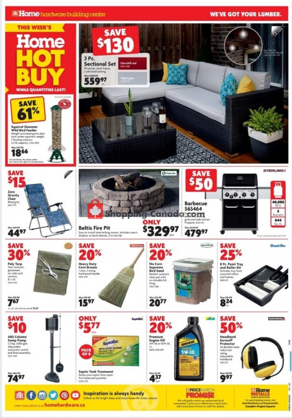 Home Hardware flyer from Thursday April 18, 2019 to Wednesday April 24, 2019 - page 2