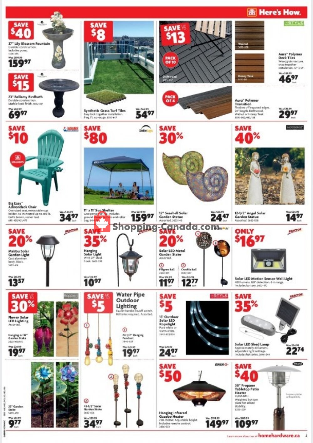 Home Hardware flyer from Thursday April 18, 2019 to Wednesday April 24, 2019 - page 6