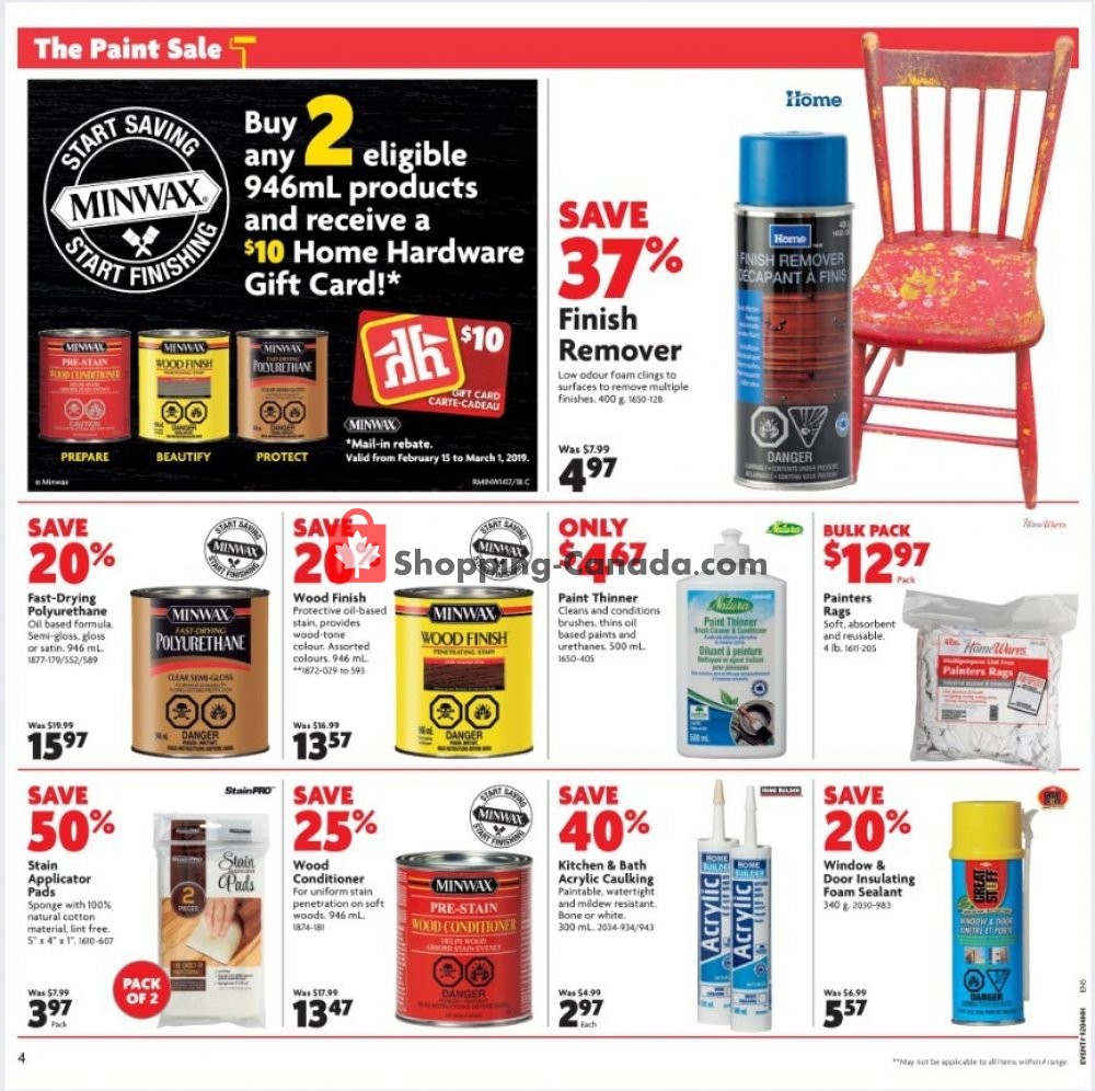 Home Hardware flyer from Thursday February 21, 2019 to Wednesday February 27, 2019 - page 5