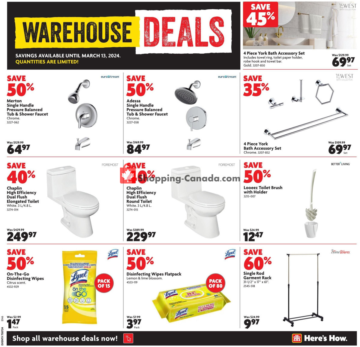 Home Hardware flyer from Thursday February 29, 2024 to Wednesday March 6, 2024 - page 10