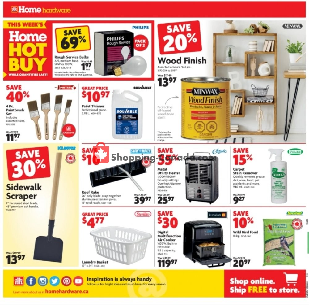 Home Hardware flyer from Thursday January 14, 2021 to Wednesday January 20, 2021 - page 2