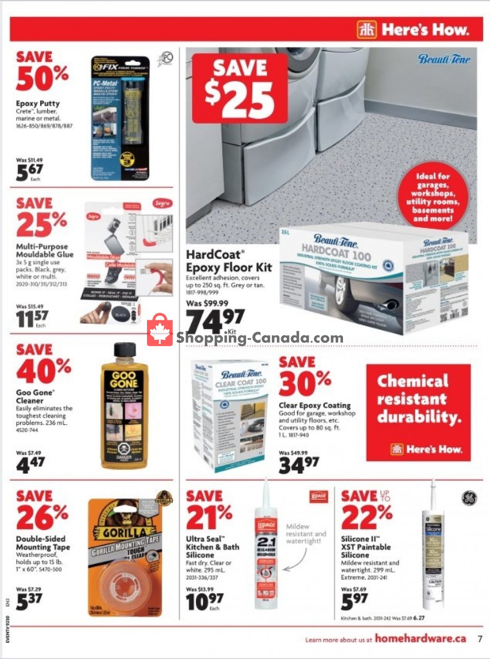 Home Hardware flyer from Thursday January 17, 2019 to Wednesday January 23, 2019 - page 9