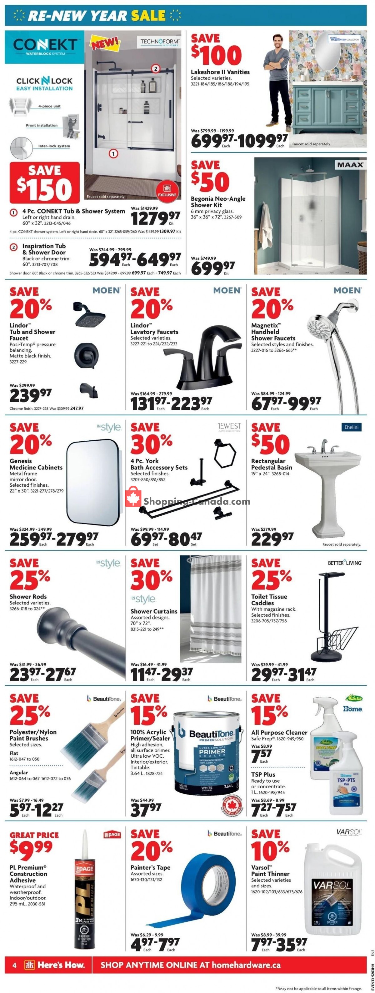 Home Hardware flyer from Thursday January 19, 2023 to Wednesday January 25, 2023 - page 6