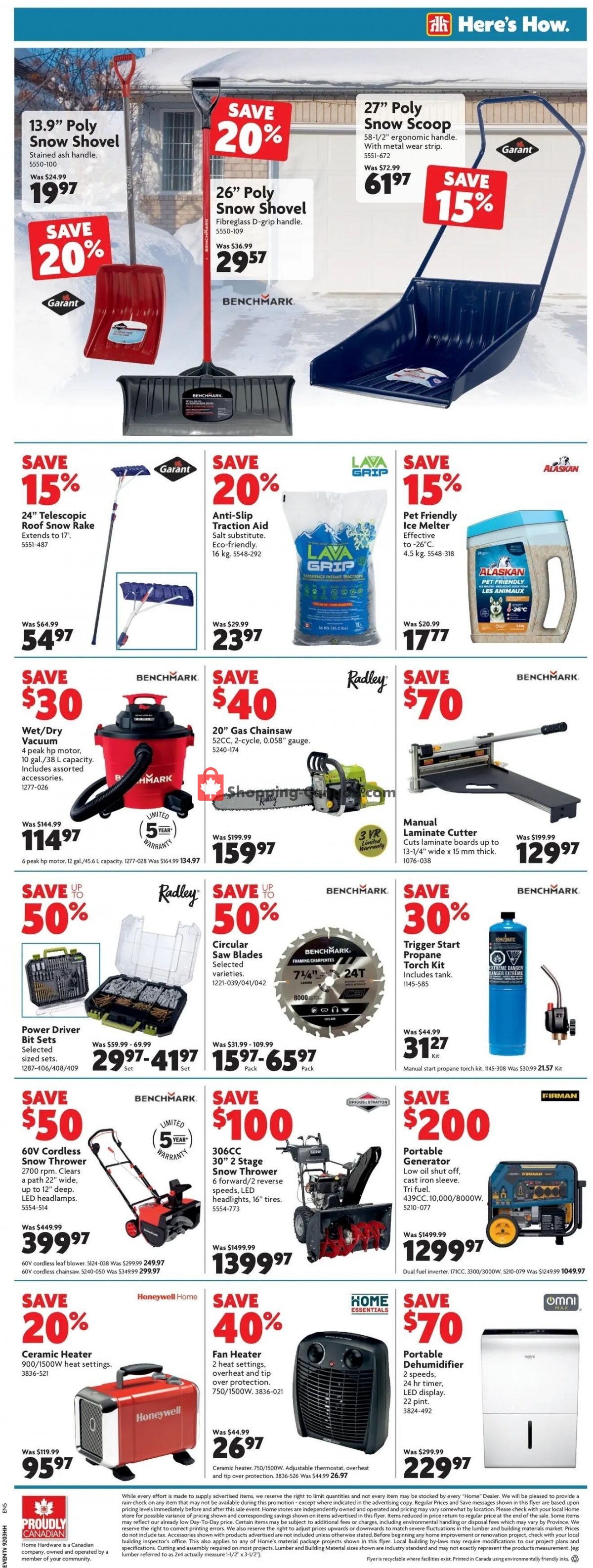 Home Hardware flyer from Thursday January 19, 2023 to Wednesday January 25, 2023 - page 7