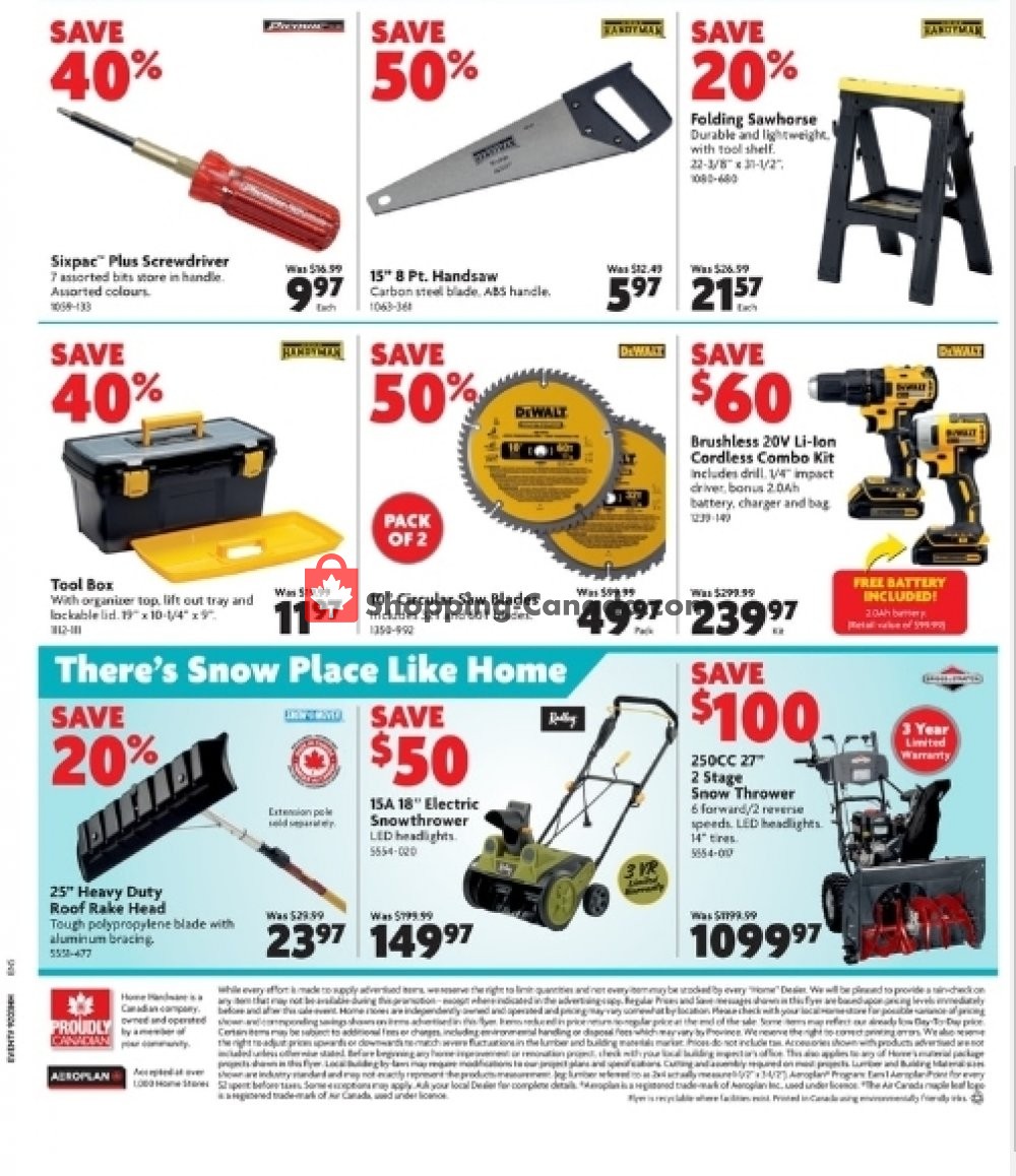 Home Hardware flyer from Thursday January 21, 2021 to Wednesday February 3, 2021 - page 14