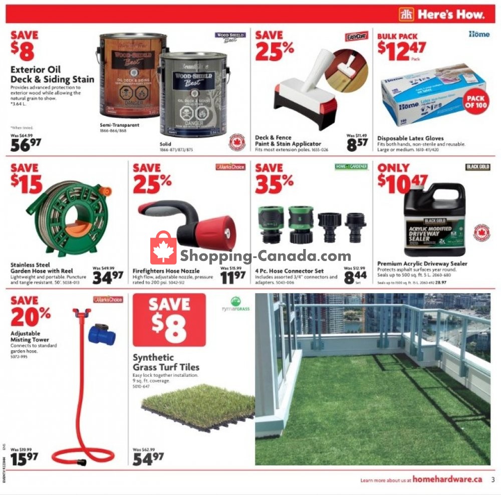 Home Hardware flyer from Thursday July 11, 2019 to Wednesday July 17, 2019 - page 4