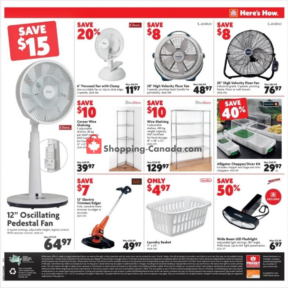 Home Hardware flyer from Thursday July 11, 2019 to Wednesday July 17, 2019 - page 8
