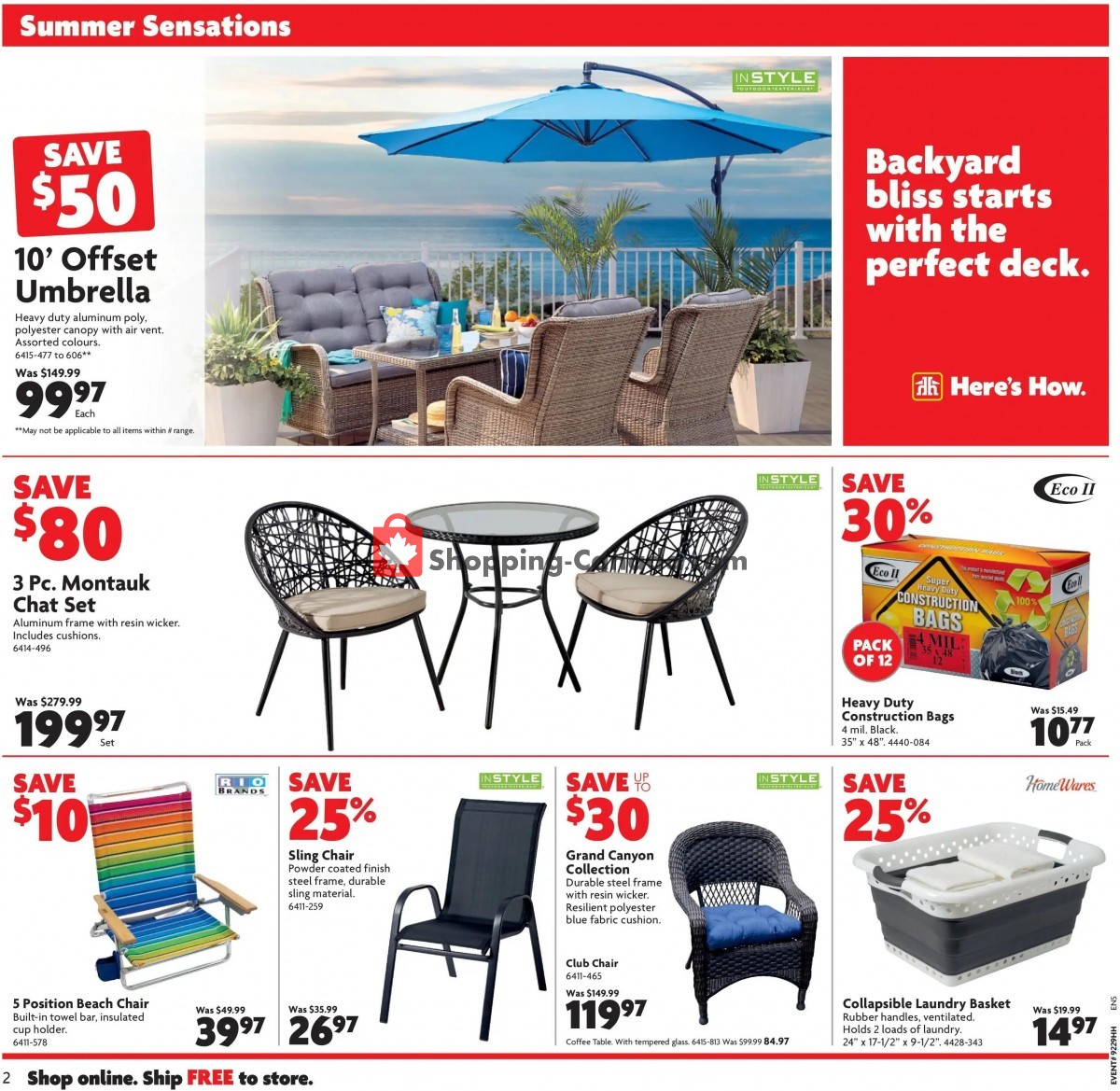 Home Hardware flyer from Thursday July 22, 2021 to Wednesday July 28, 2021 - page 3