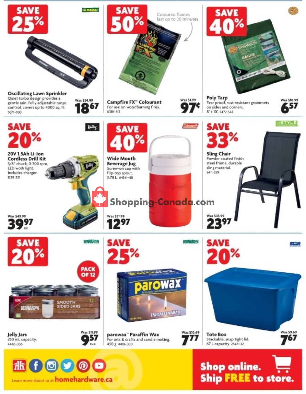 Home Hardware Canada, flyer (Extra Big Savings West) June 25