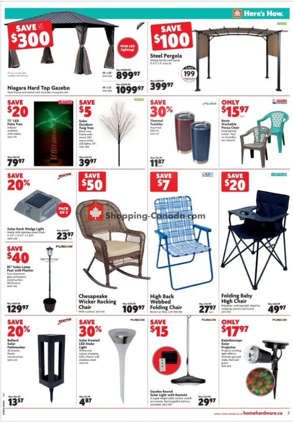 Home Hardware flyer from Thursday May 16, 2019 to Wednesday May 22, 2019 - page 3