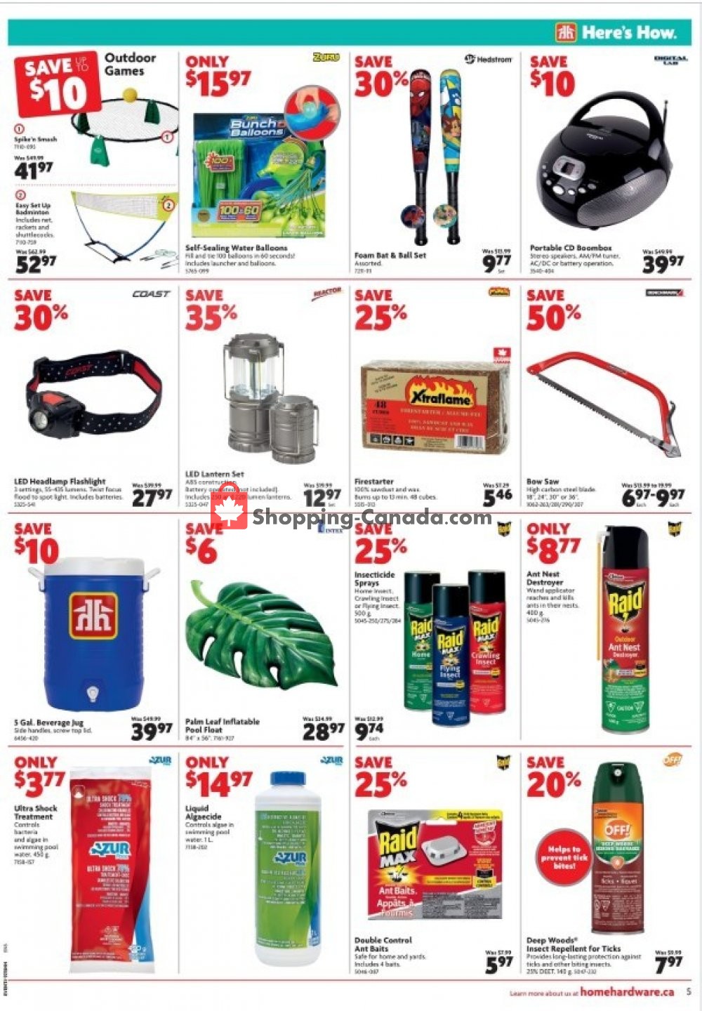 Home Hardware flyer from Thursday May 16, 2019 to Wednesday May 22, 2019 - page 5