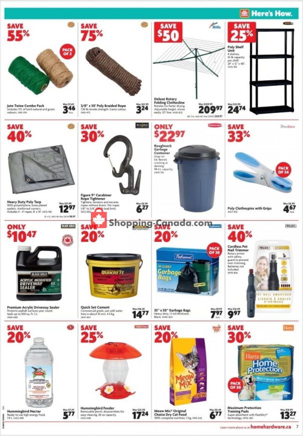 Home Hardware flyer from Thursday May 16, 2019 to Wednesday May 22, 2019 - page 7