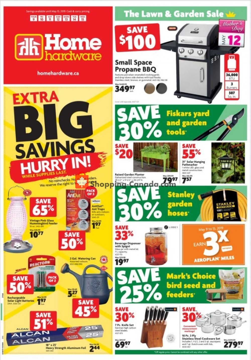 Home Hardware Canada, flyer (Extra Big Savings West) May 9 May