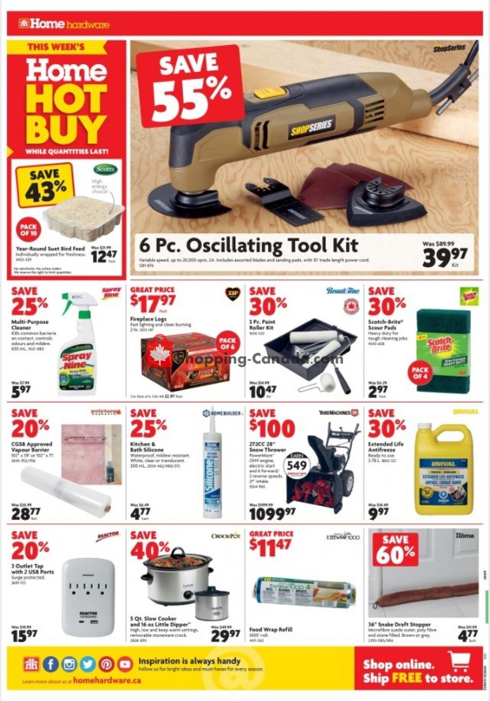 Home Hardware flyer from Thursday November 7, 2019 to Wednesday November 13, 2019 - page 2