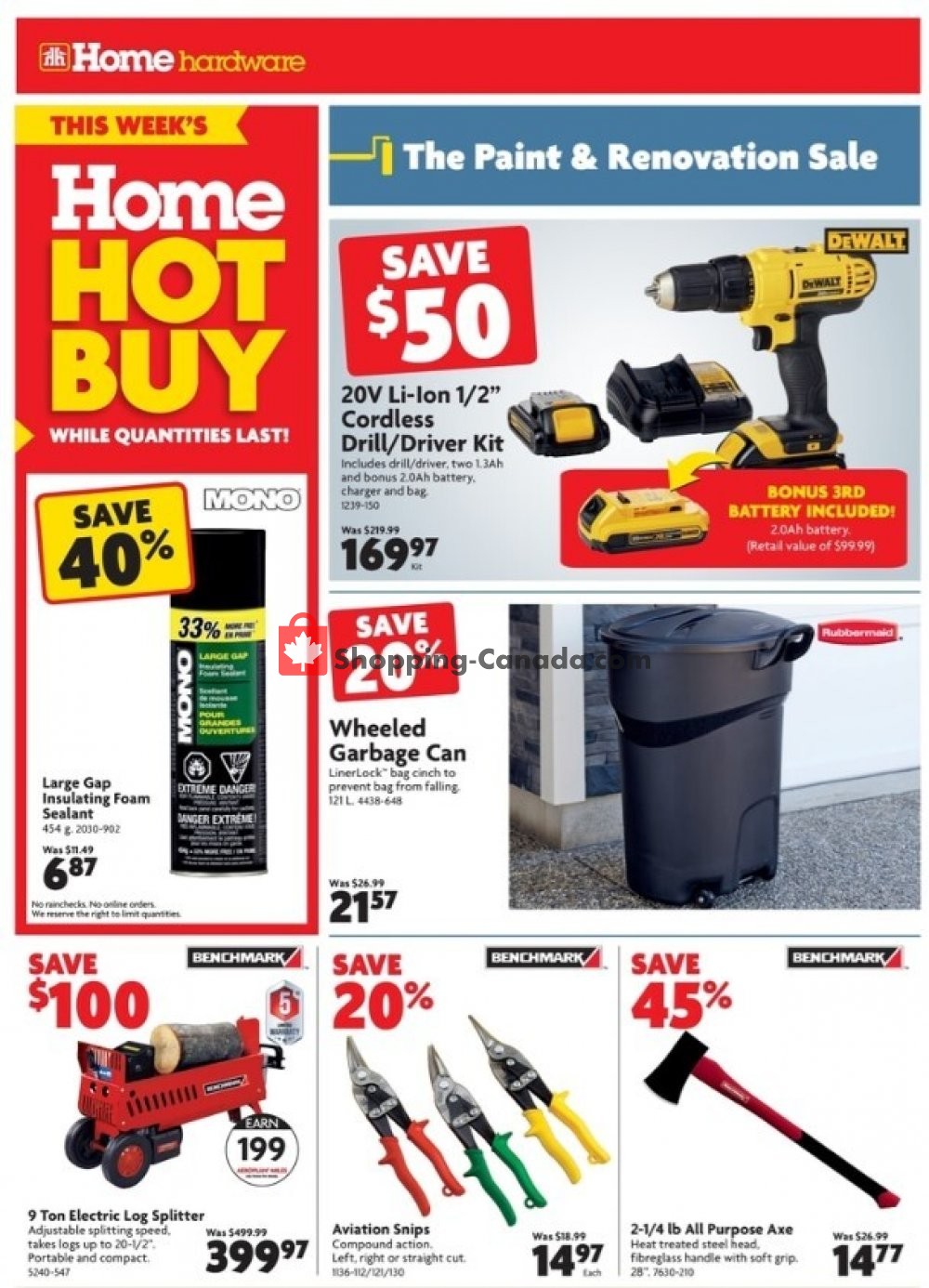 Home Hardware flyer from Thursday October 15, 2020 to Wednesday October 21, 2020 - page 3