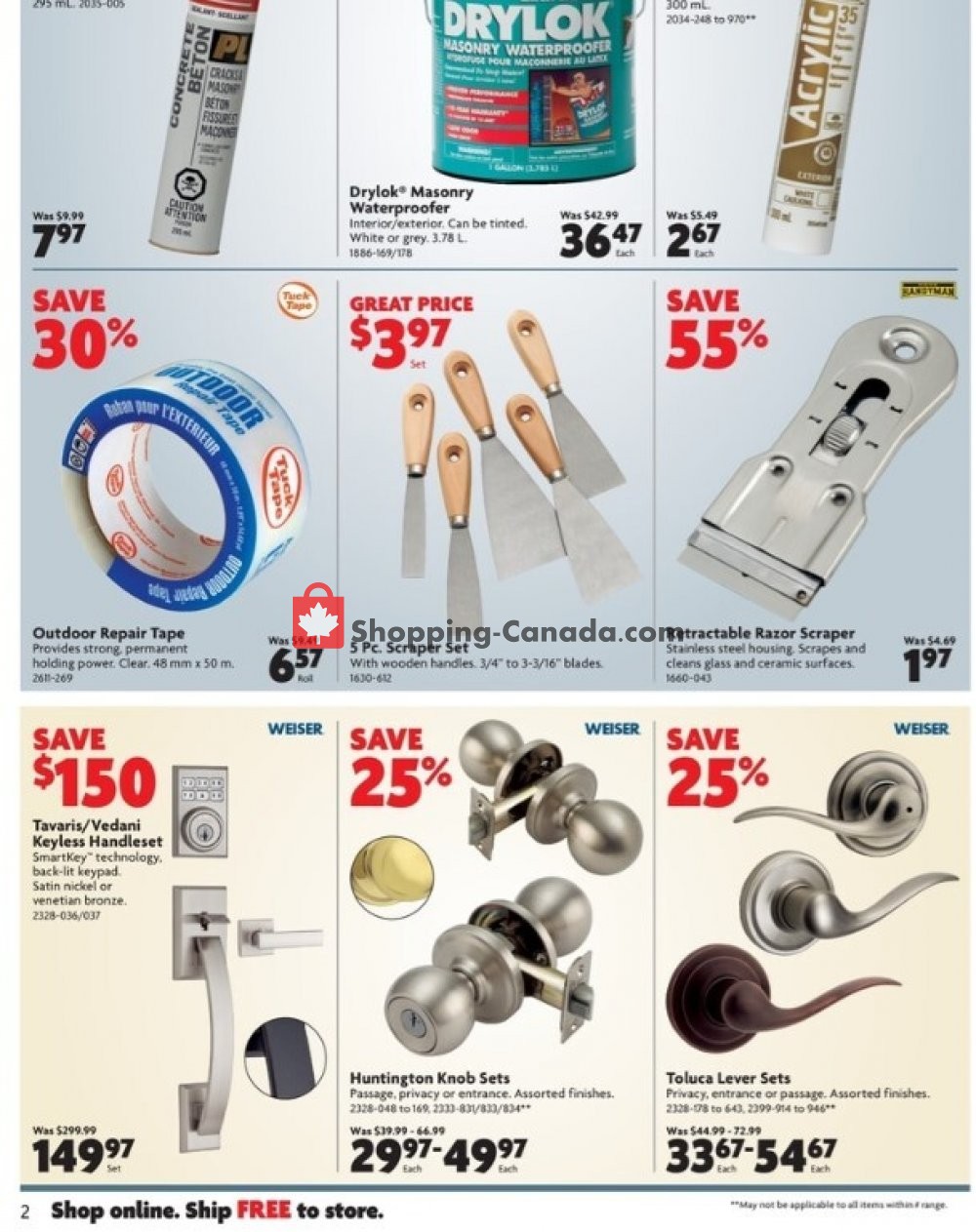 Home Hardware flyer from Thursday October 15, 2020 to Wednesday October 21, 2020 - page 6