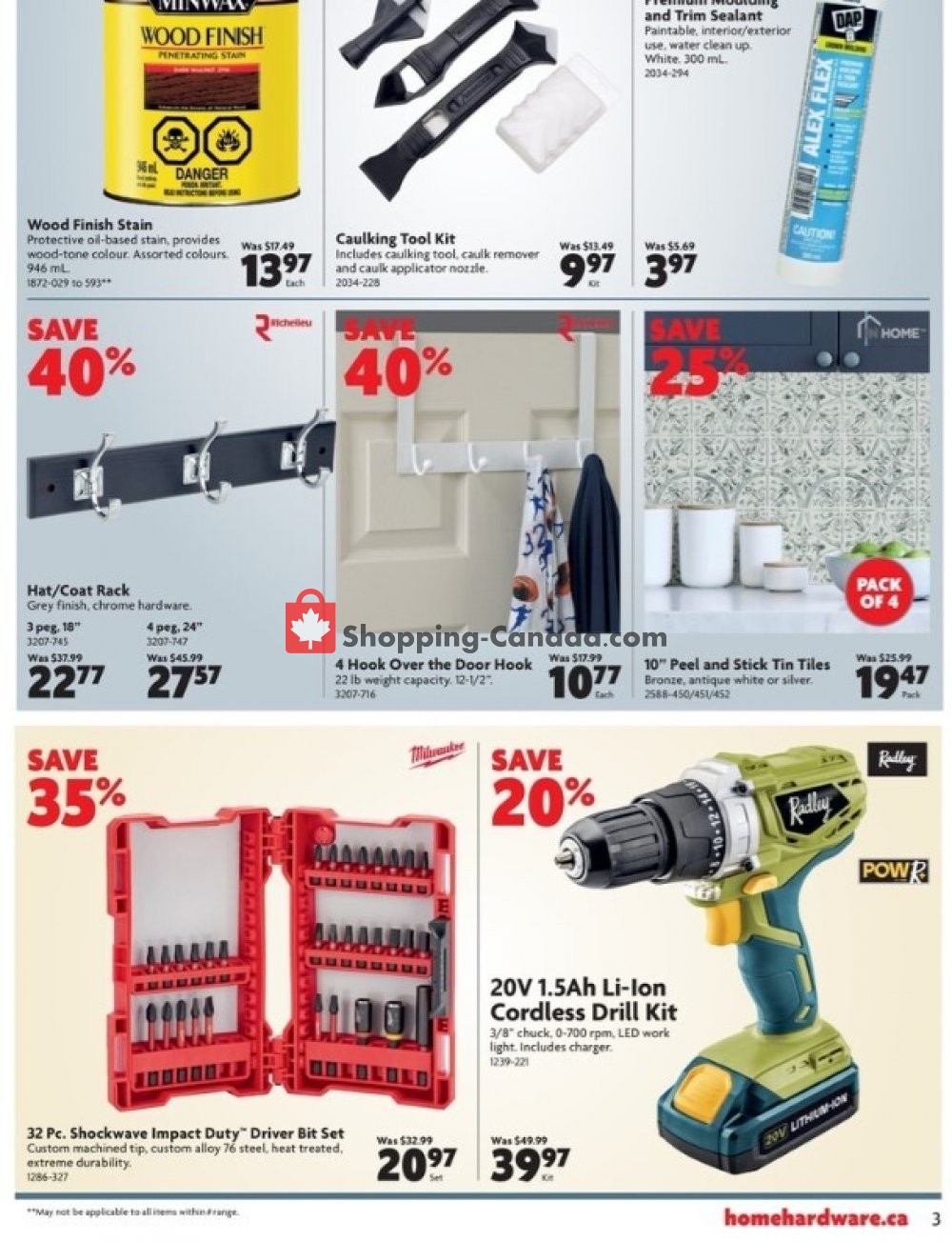Home Hardware flyer from Thursday October 15, 2020 to Wednesday October 21, 2020 - page 8