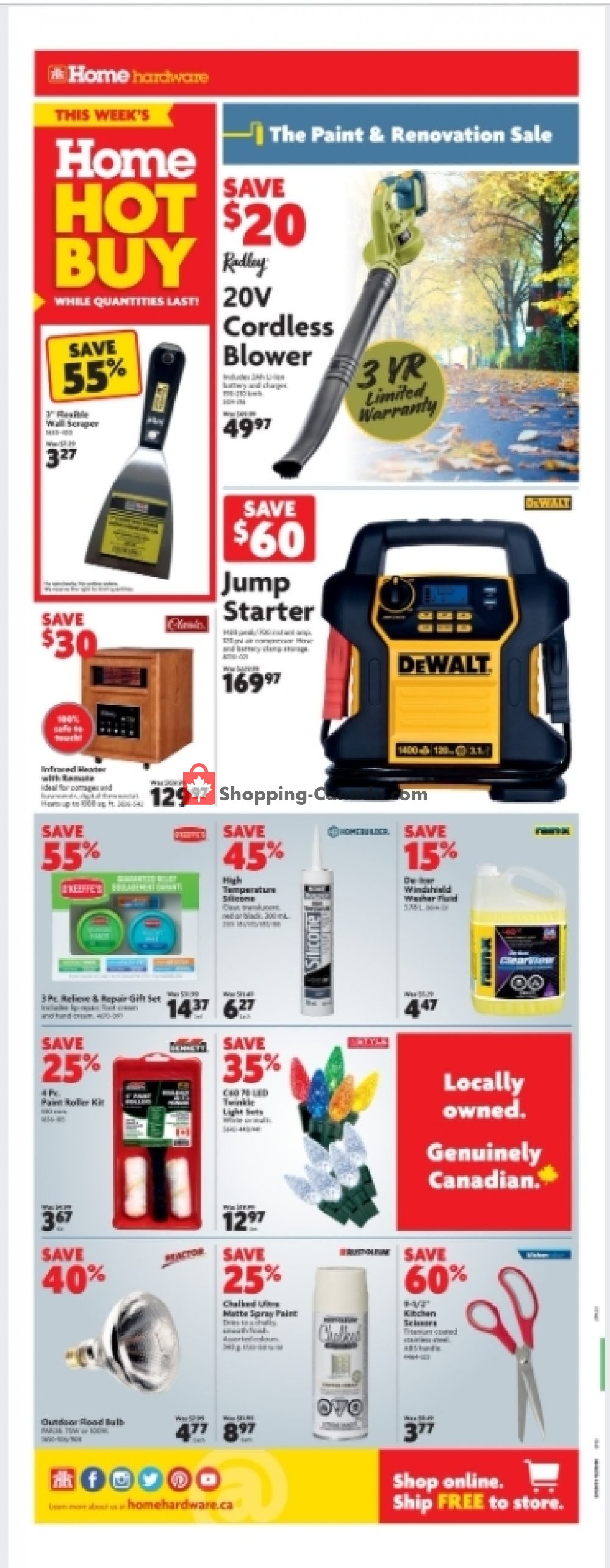 Home Hardware Canada, flyer (Extra Big Savings West) October 29
