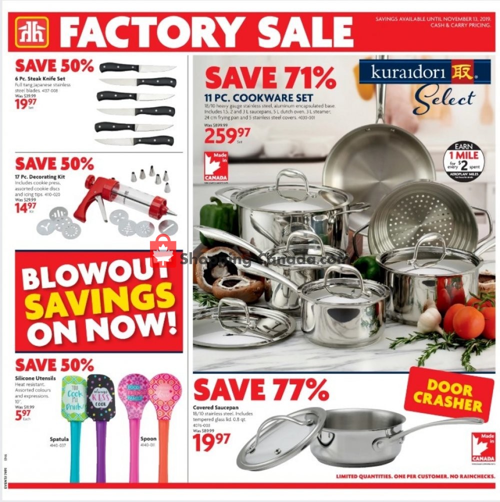 Home Hardware flyer from Thursday October 31, 2019 to Wednesday November 13, 2019 - page 1