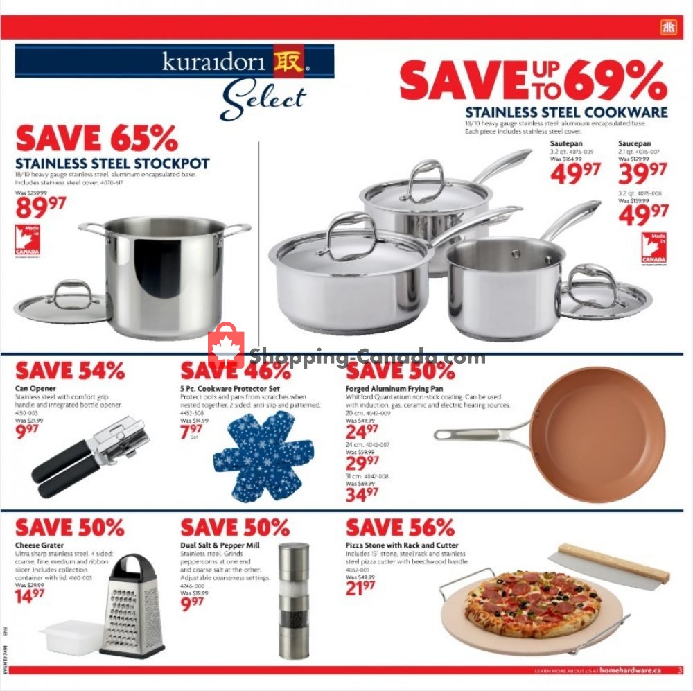 Home Hardware flyer from Thursday October 31, 2019 to Wednesday November 13, 2019 - page 3
