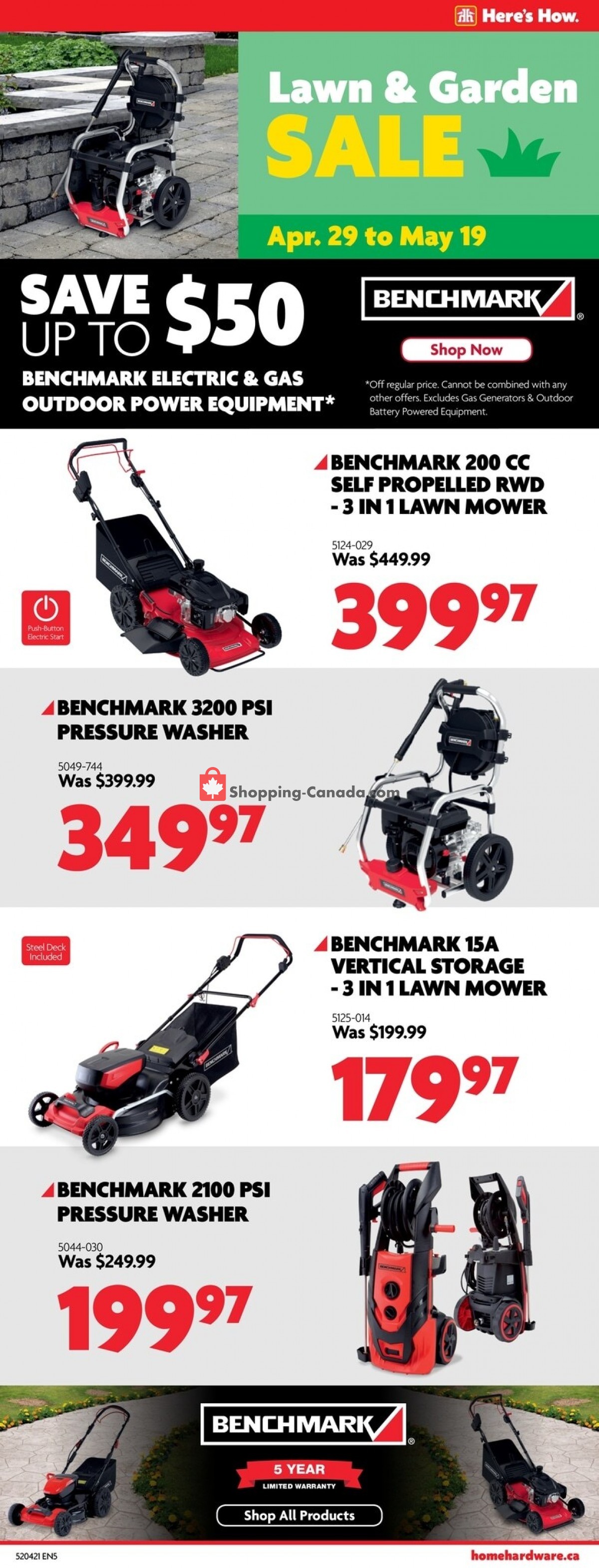 Home Hardware flyer from Thursday April 29, 2021 to Wednesday May 5, 2021 - page 12