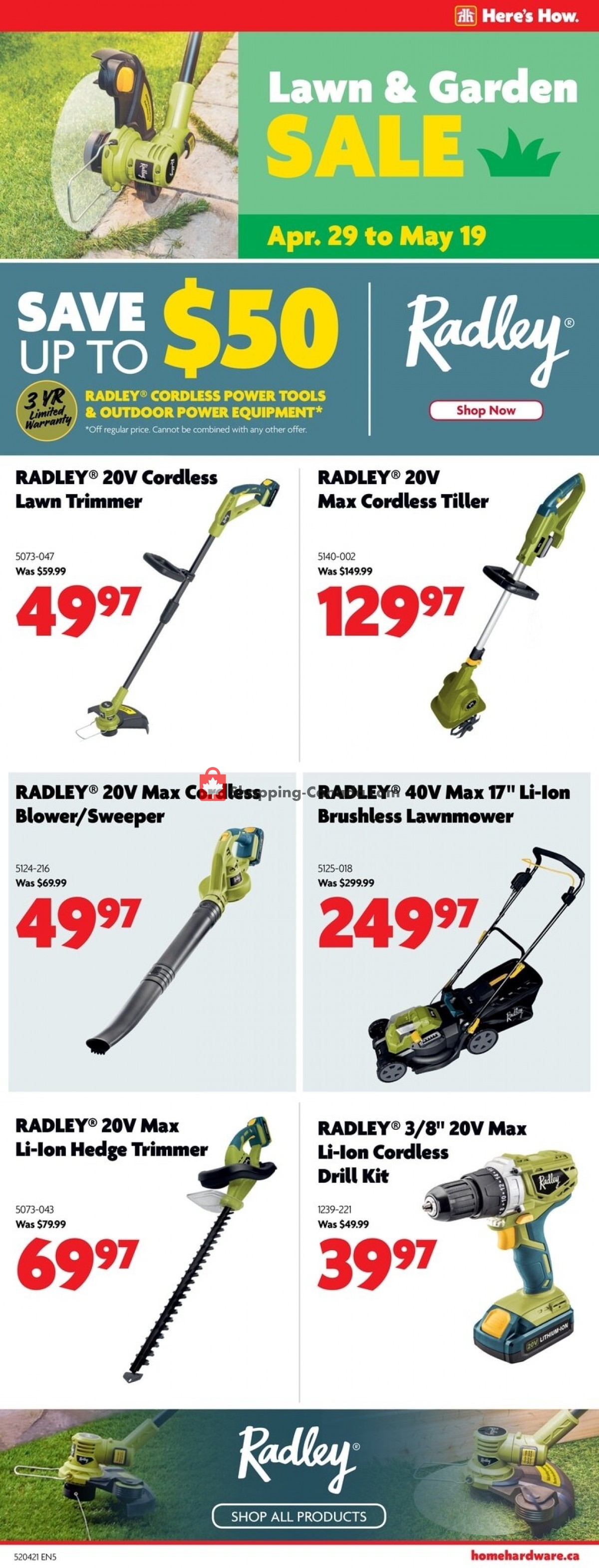 Home Hardware flyer from Thursday April 29, 2021 to Wednesday May 5, 2021 - page 13