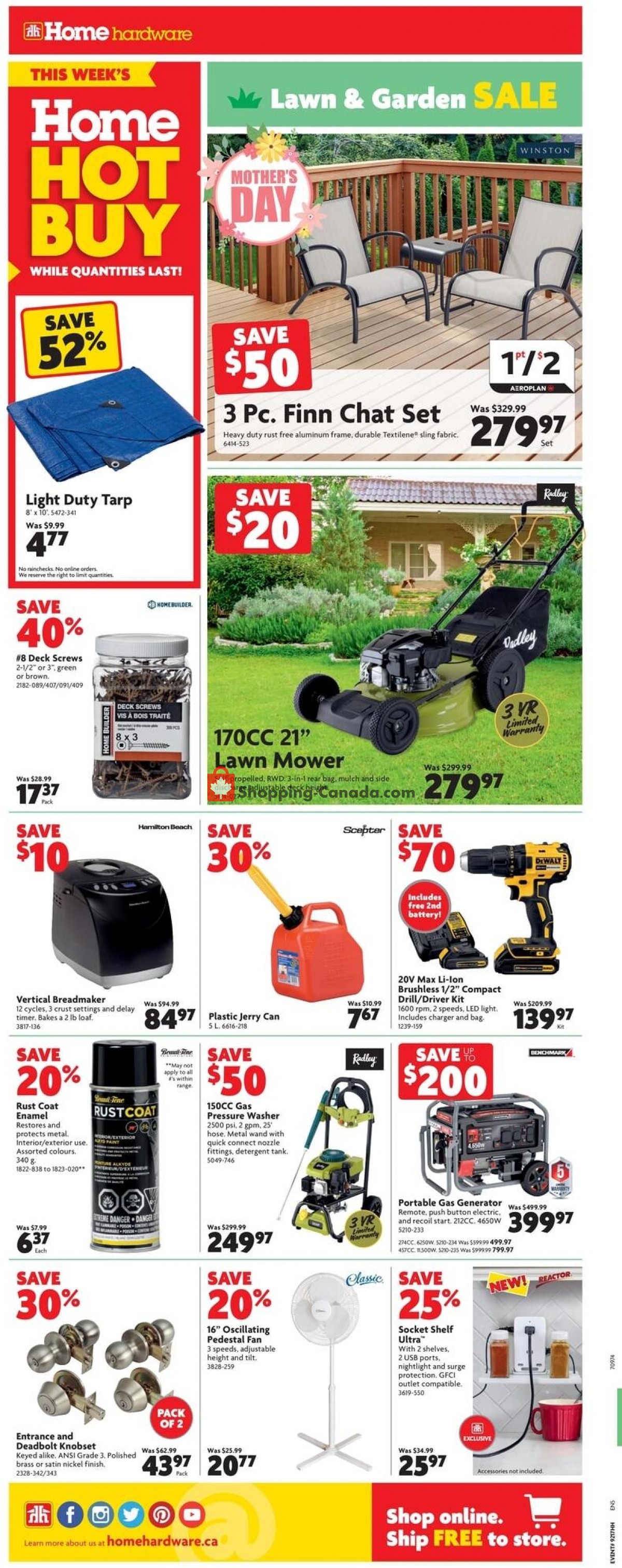 Home Hardware flyer from Thursday April 29, 2021 to Wednesday May 5, 2021 - page 2