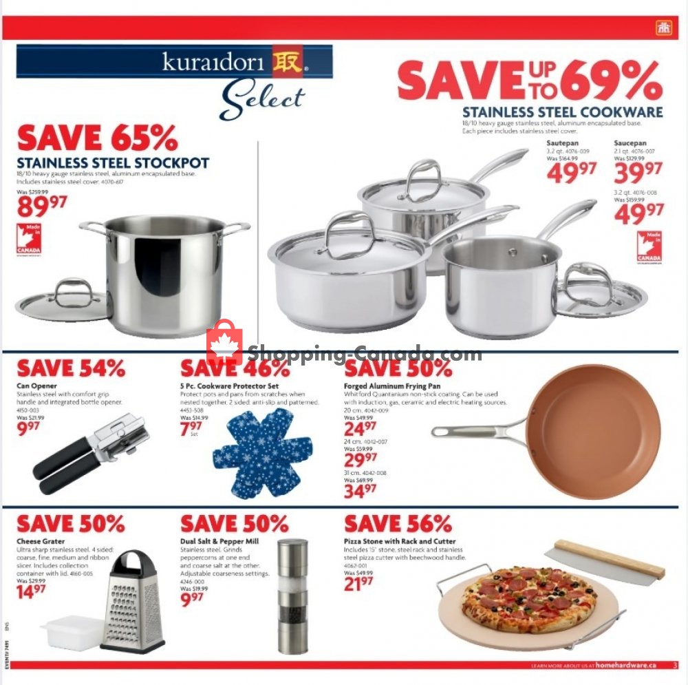 Home Hardware flyer from Thursday October 31, 2019 to Wednesday November 13, 2019 - page 3