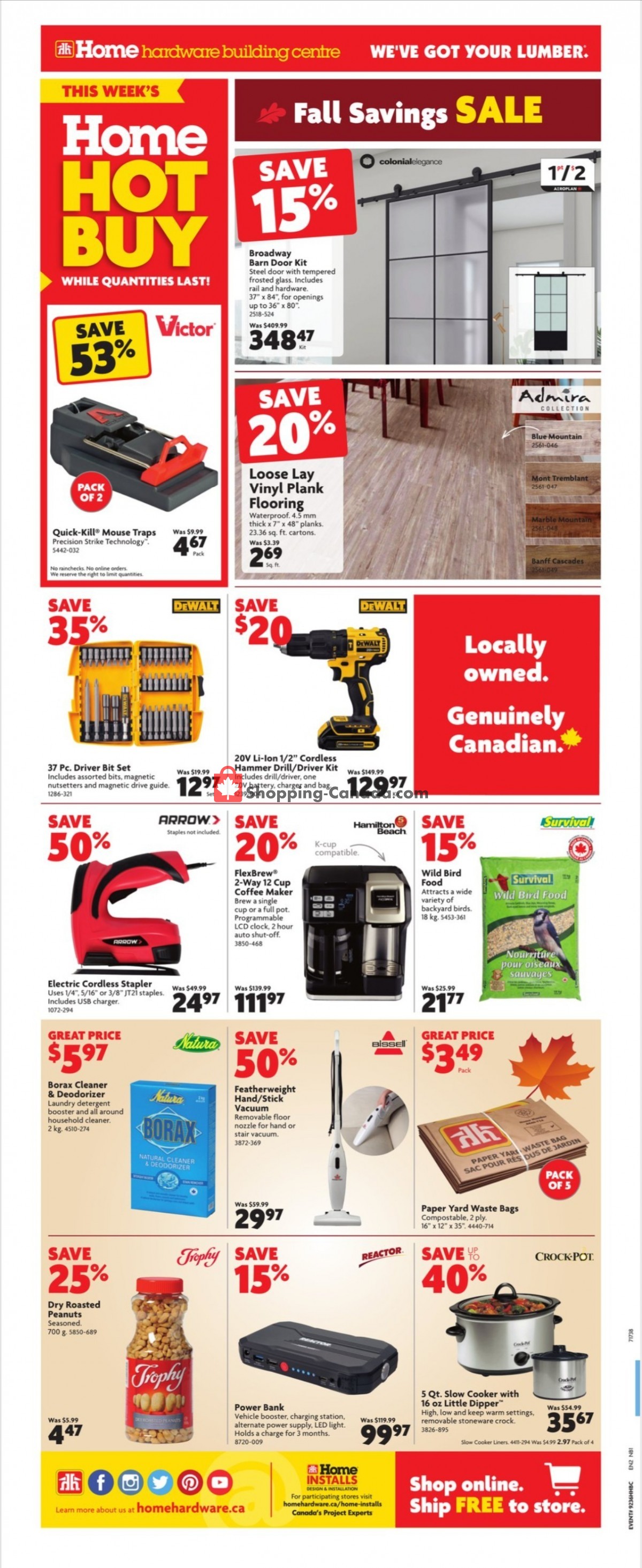 Home Hardware flyer from Thursday September 9, 2021 to Wednesday September 15, 2021 - page 2
