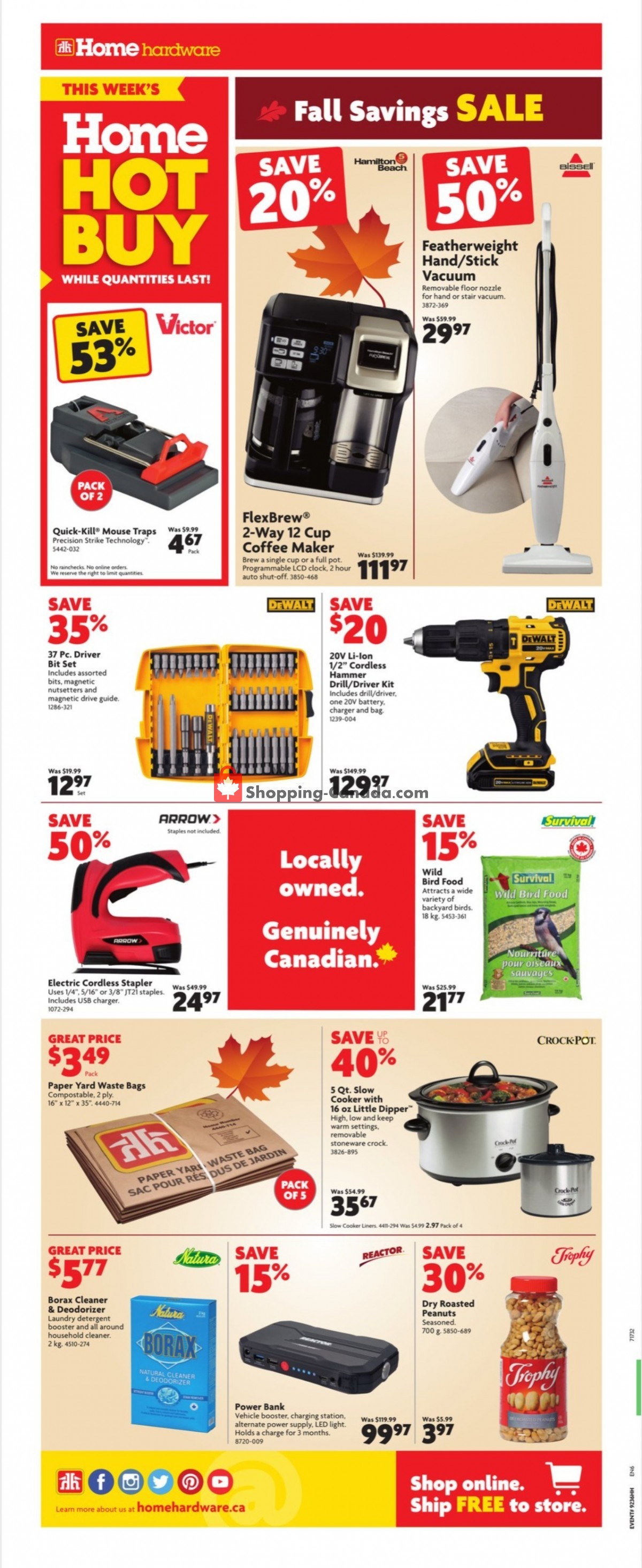 Home Hardware flyer from Thursday September 9, 2021 to Wednesday September 15, 2021 - page 2