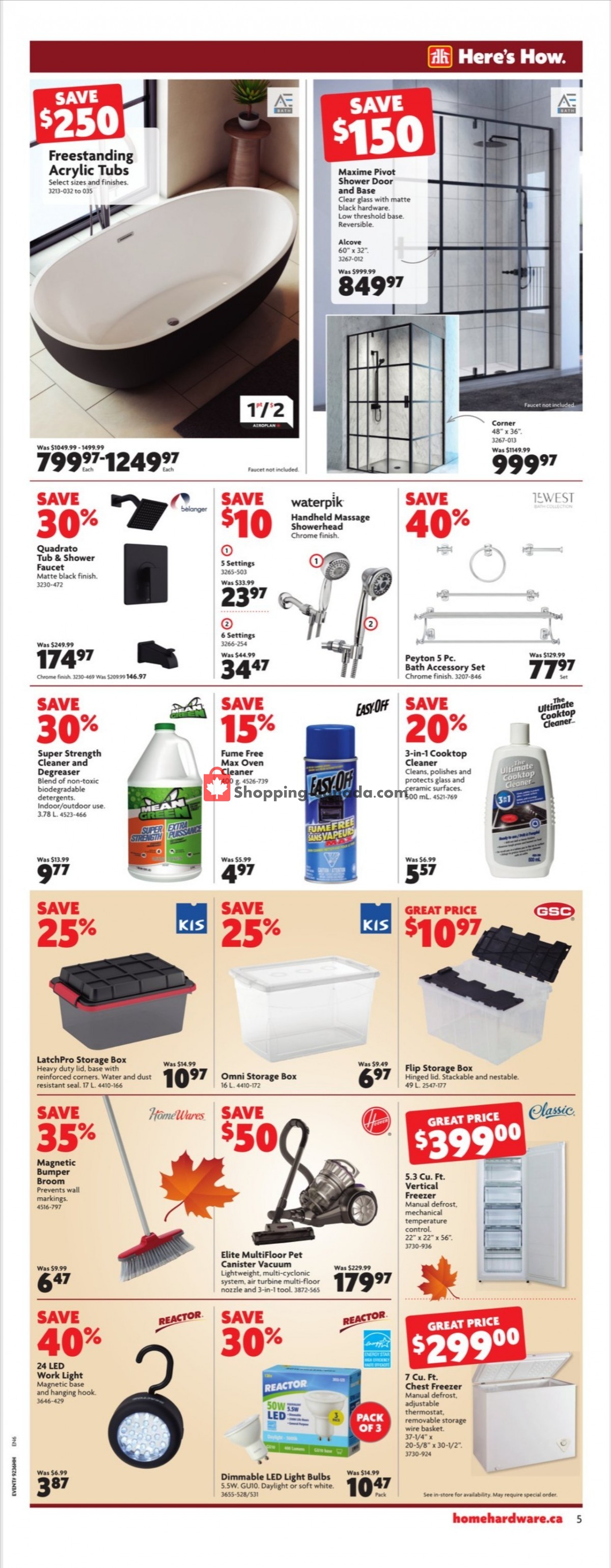 Home Hardware flyer from Thursday September 9, 2021 to Wednesday September 15, 2021 - page 6
